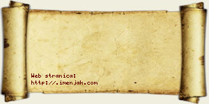 Kristina Karanović vizit kartica